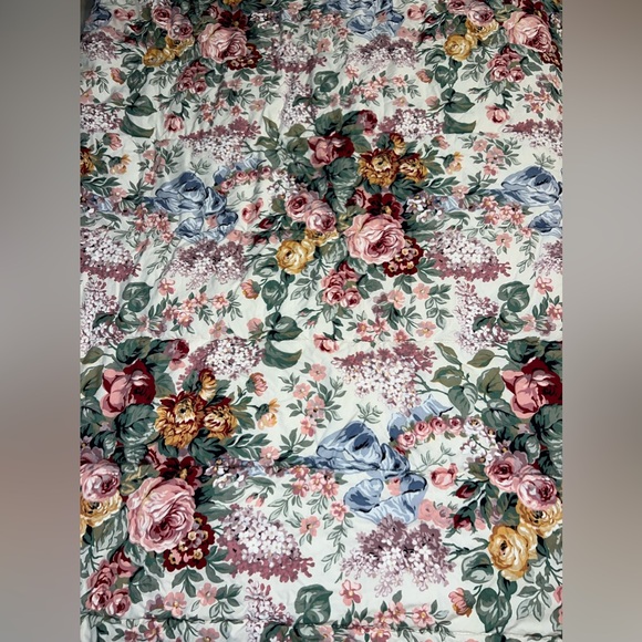 Vintage Ralph Lauren Allison Comforter Twin Floral - Picture 1 of 4